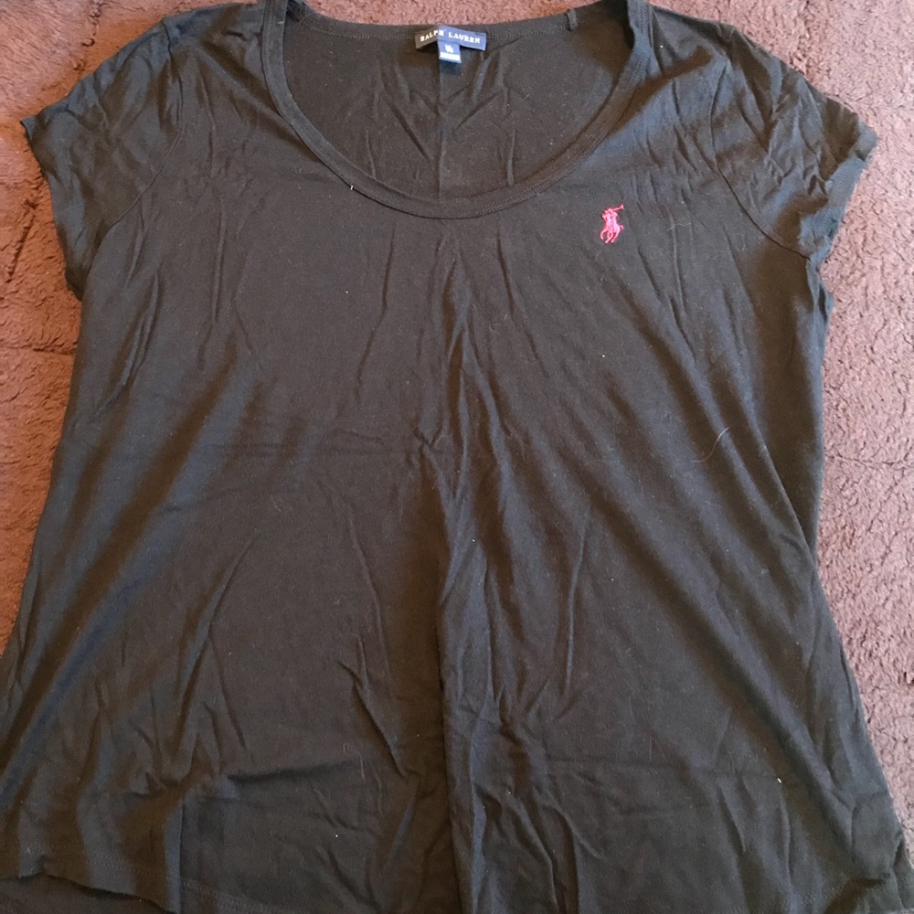 Black juniors Ralph Lauren T-shirt